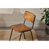 Ukari Leather Dining Chair - Aged Tan