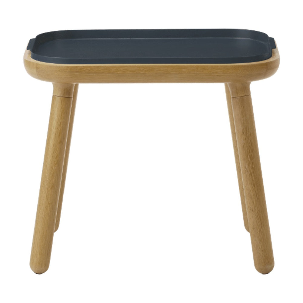 Paff Oak Side Table Tall - Anthracite Grey