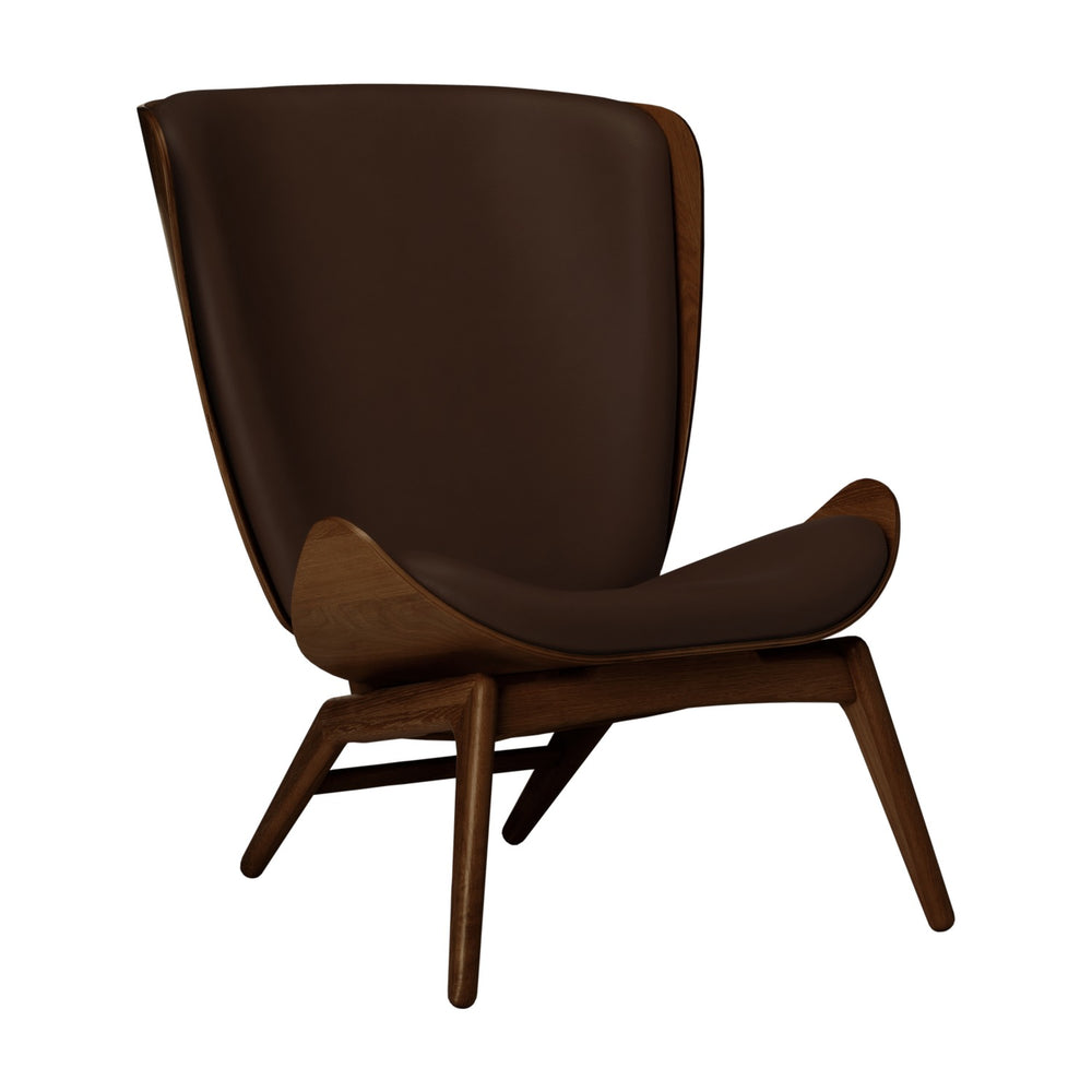 The Reader Dark Oak Lounge Chair - Brown