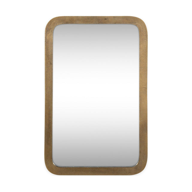 Ungura Rounded Wall Mirror - Antique Brass