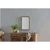 Ungura Rounded Wall Mirror - Antique Brass