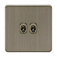 Antique Brass Switches & Sockets