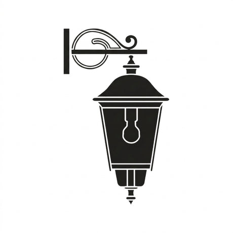 Black Casement Copper Top outdoor wall lantern with scrolled bracket, tapered glazed panels, domed roof and E27 bulb holder, shown on a plain white background.