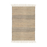 Varli Jute & Cotton Doormat - Natural - 60 X 90 Cm
