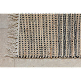 Varli Jute & Cotton Doormat - Natural - 60 X 90 Cm in a hallway, view 2