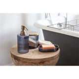 Valeska Recycled Glass Storage Pot - Grey Smoke
