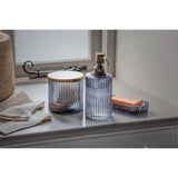 Valeska Recycled Glass Storage Pot - Grey Smoke