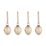Viti Glass Baubles - Gold - Set of 4