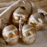 Viti Glass Baubles - Gold - Set of 4