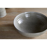 Valinha Earthenware Serving Bowl - Grey