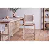 Vinay Jute & Wood Woven Counter Stool - Natural