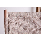 Vinay Jute & Wood Woven Counter Stool - Natural