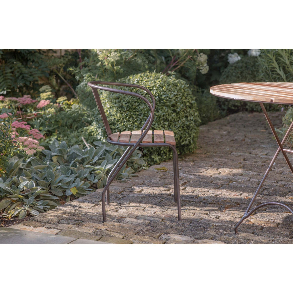 Vivika Acacia Garden Dining Chair - Natural