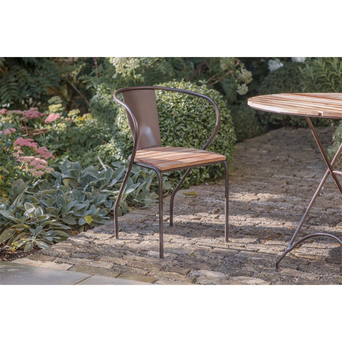 Vivika Acacia Garden Dining Chair - Natural