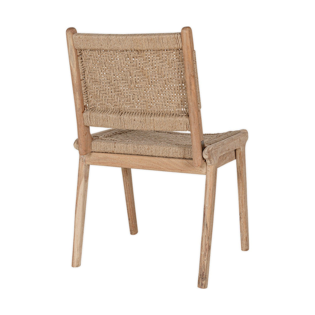 Vinay Woven Jute Armless Dining Chair - Natural