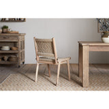 Vinay Woven Jute Armless Dining Chair - Natural