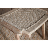 Vinay Woven Jute Armless Dining Chair - Natural