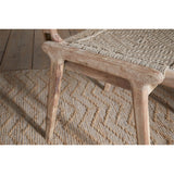Vinay Woven Jute Armless Dining Chair - Natural