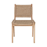 Vinay Woven Jute Armless Dining Chair - Natural