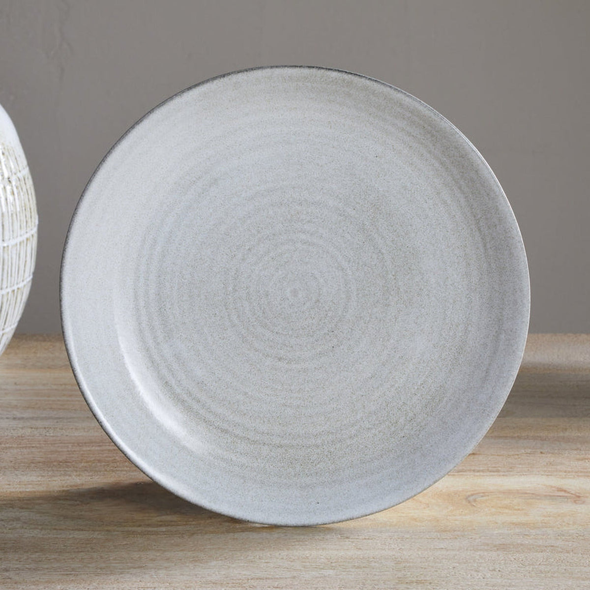 Valinha 12 Piece Earthenware Dinner Set - Grey