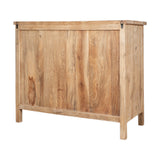 Vivan Grooved Mango Wood Chest of Drawers - Natural