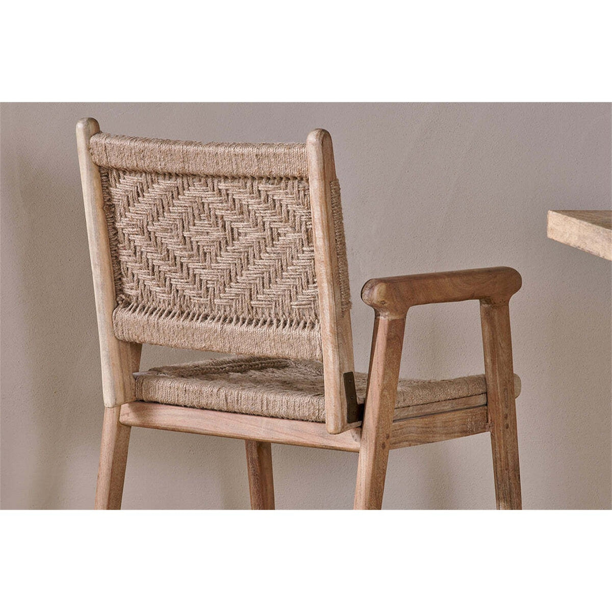 Vinay Woven Jute Dining Chair - Natural