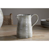 Valinha Small Earthenware Jug - Grey