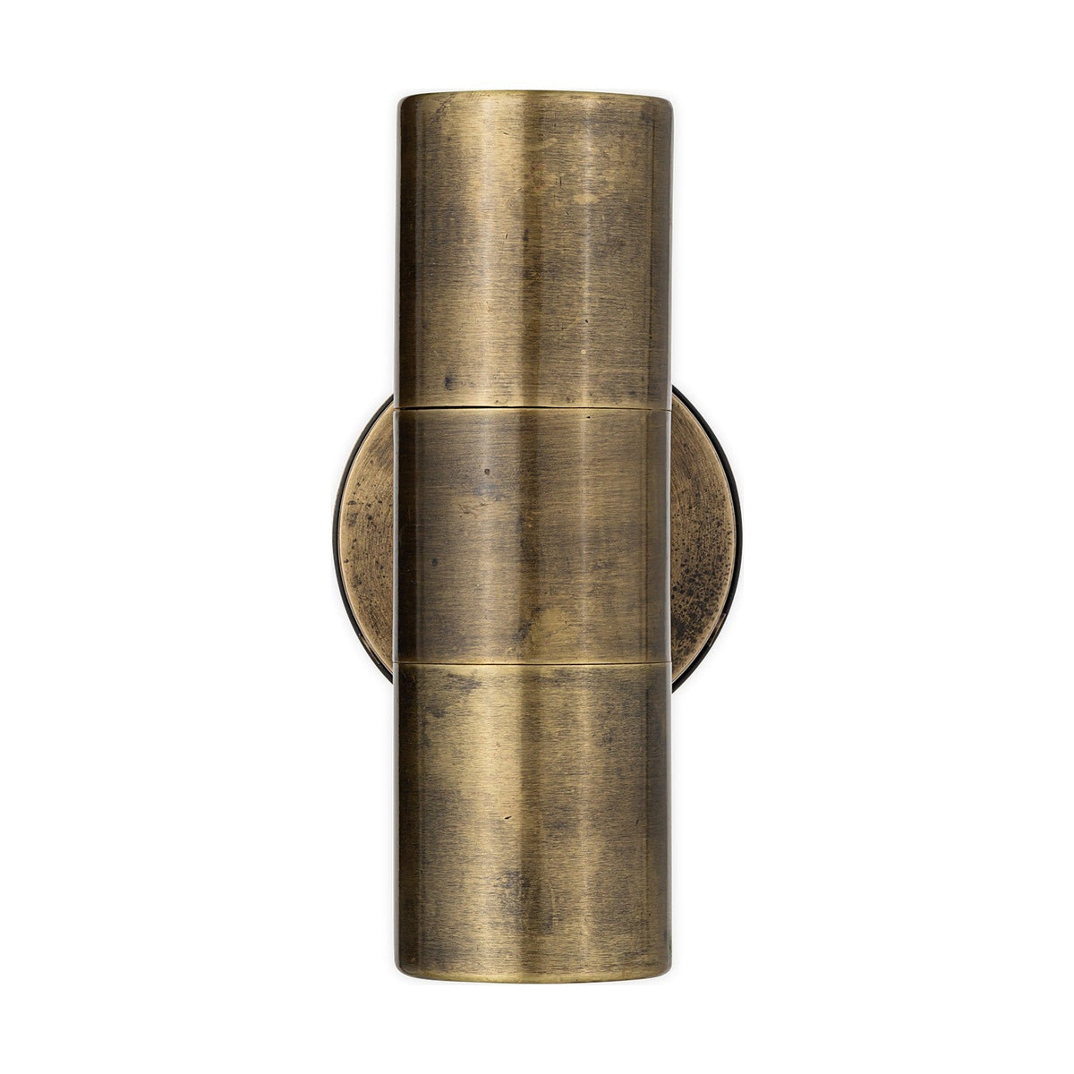 Vitla Up Down Outdoor Wall Light - Antique Brass