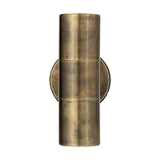 Vitla Up Down Outdoor Wall Light - Antique Brass