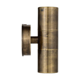 Vitla Up Down Outdoor Wall Light - Antique Brass