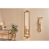 Visala Swivel Full Length Mirror - Antique Brass