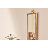 Visala Swivel Full Length Mirror - Antique Brass