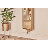 Visala Swivel Full Length Mirror - Antique Brass