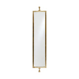 Visala Swivel Full Length Mirror - Antique Brass
