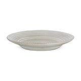Valinha Earthenware Round Serving Platter - Grey