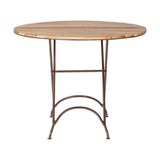 Vivika Round Acacia Garden Dining Table - Natural