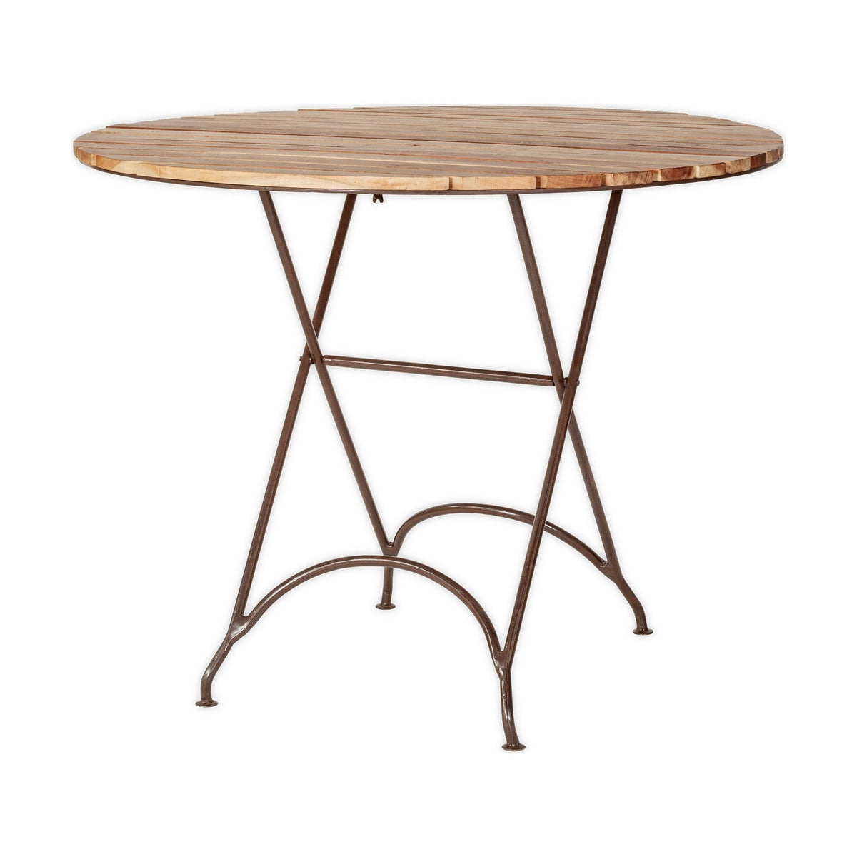 Vivika Round Acacia Garden Dining Table - Natural