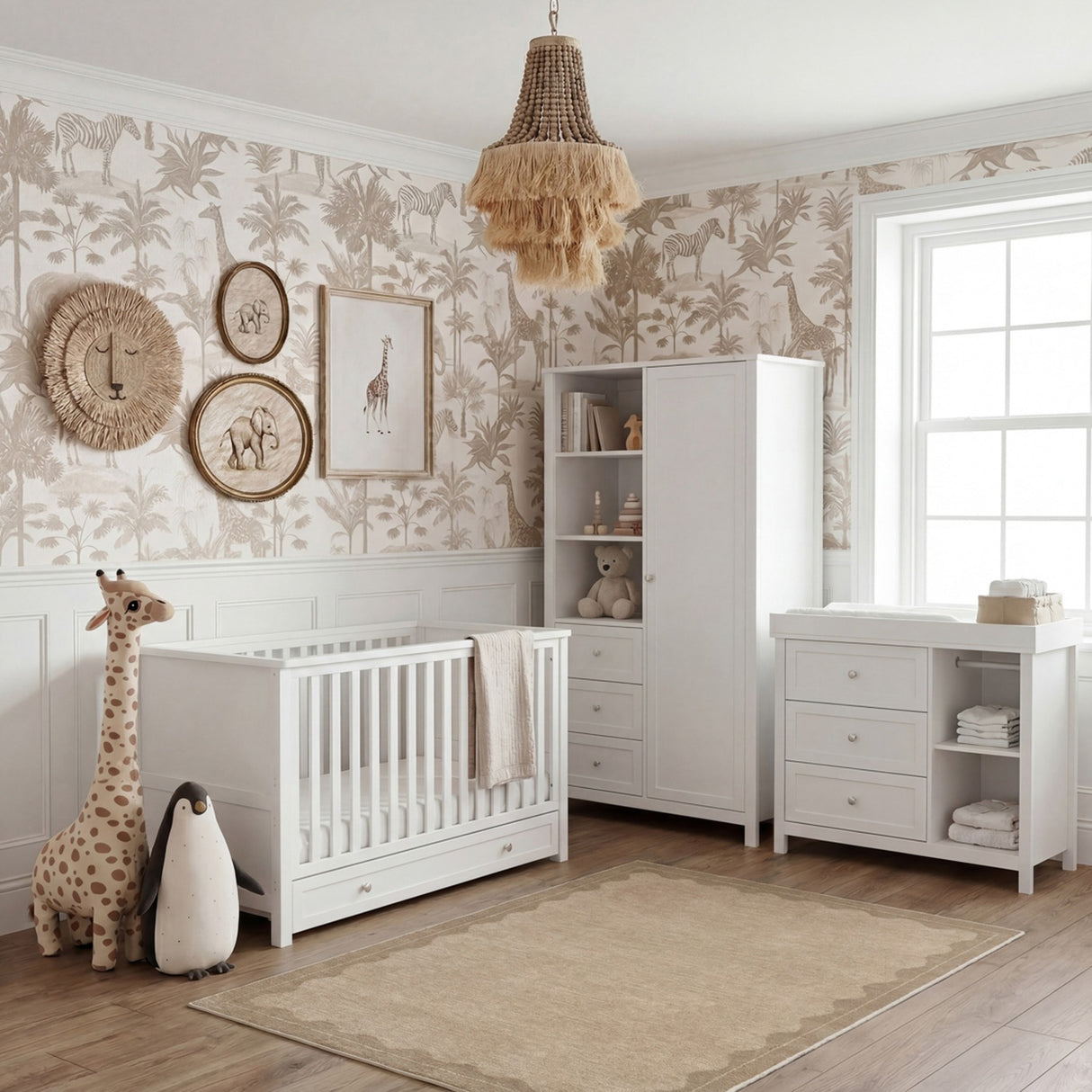 Wanderer 3 Piece Nursery Furniture Set - White