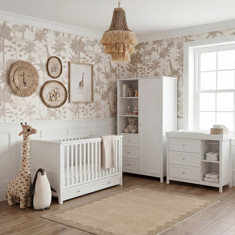 Wanderer 3 Piece Nursery Furniture Set - White