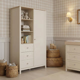 Wanderer Kids Wardrobe with 3 Drawers & Shelves - Cashmere