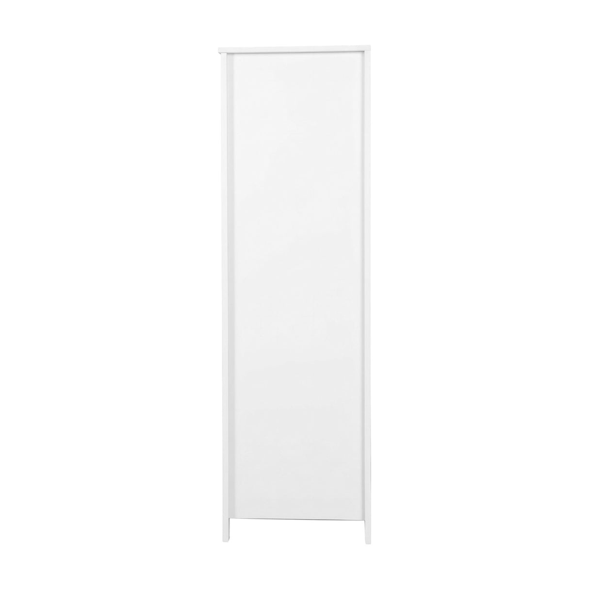 Wanderer Kids Wardrobe with 3 Drawers & Shelves - White