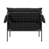 Wardour Accent Chair - Onyx with Black