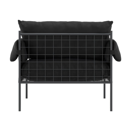 Wardour Accent Chair - Onyx with Black