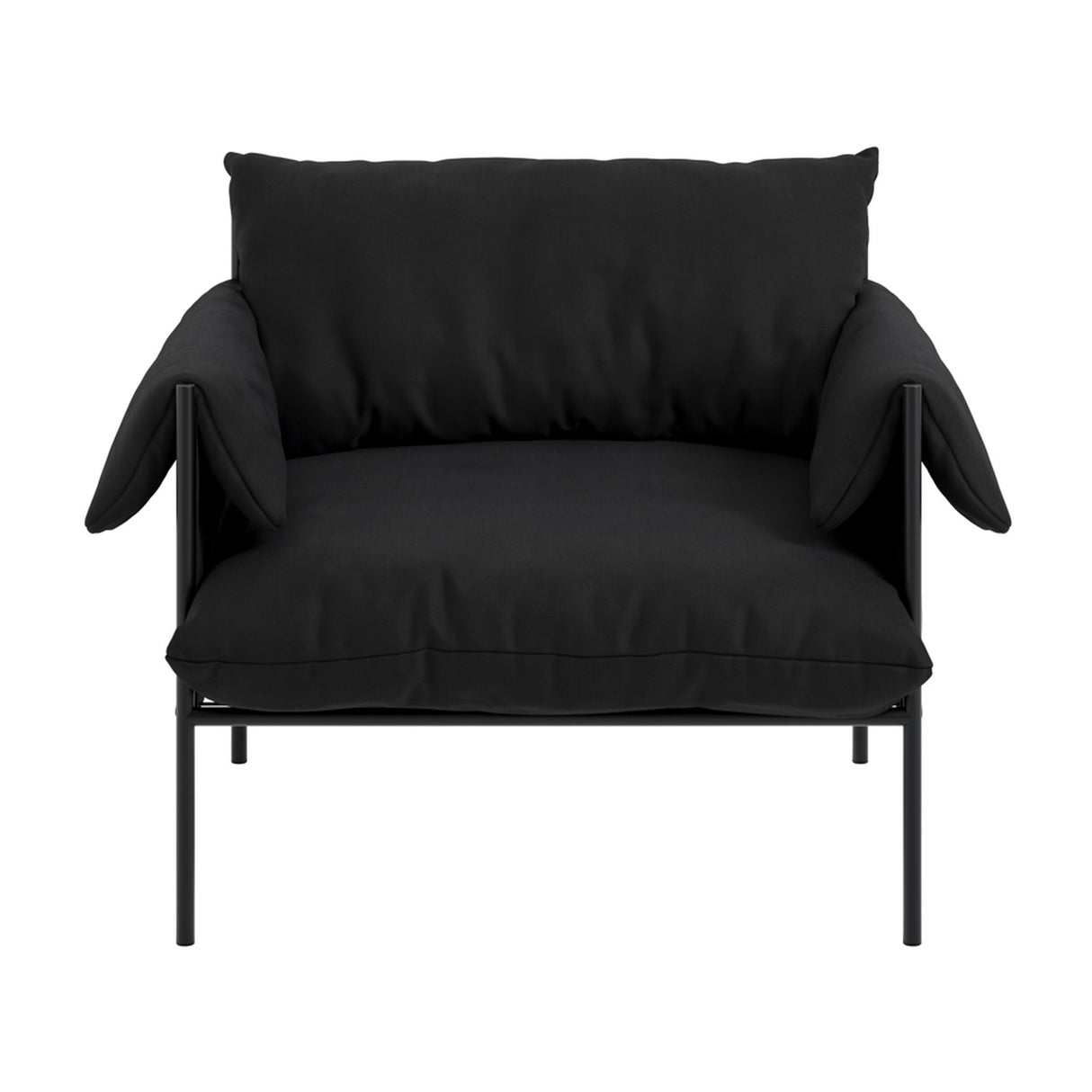 Wardour Accent Chair - Onyx with Black