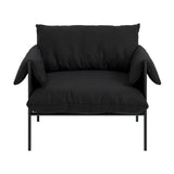 Wardour Accent Chair - Onyx with Black