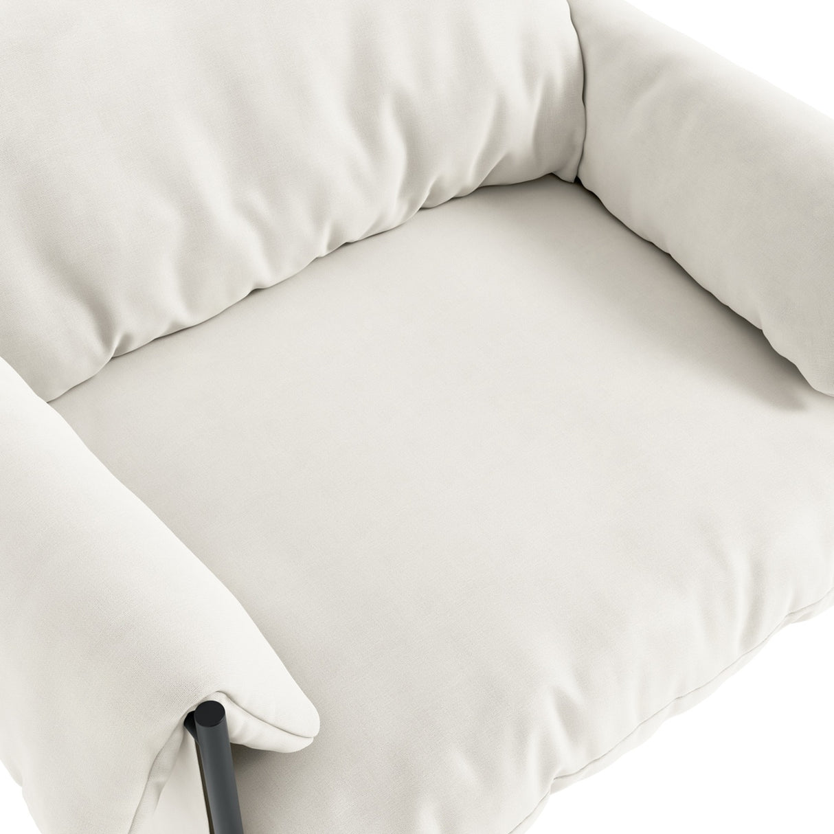 Wardour Accent Chair - White with Black