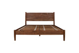 Anbu Double Acacia Bed Frame - Washed Walnut