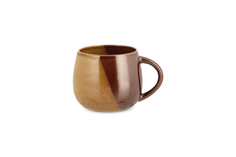 Naav Extra Large Reactive Glaze Ceramic Mug - Mustard