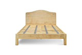 Vivan Super King Grooved Mango Wood Bed Frame - Natural