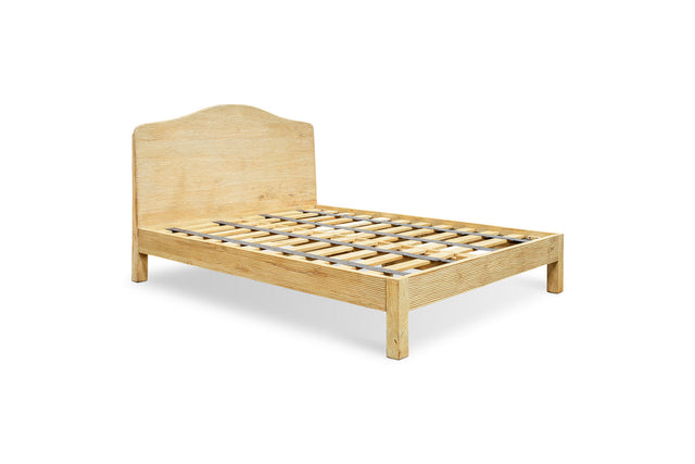 Vivan Super King Grooved Mango Wood Bed Frame - Natural
